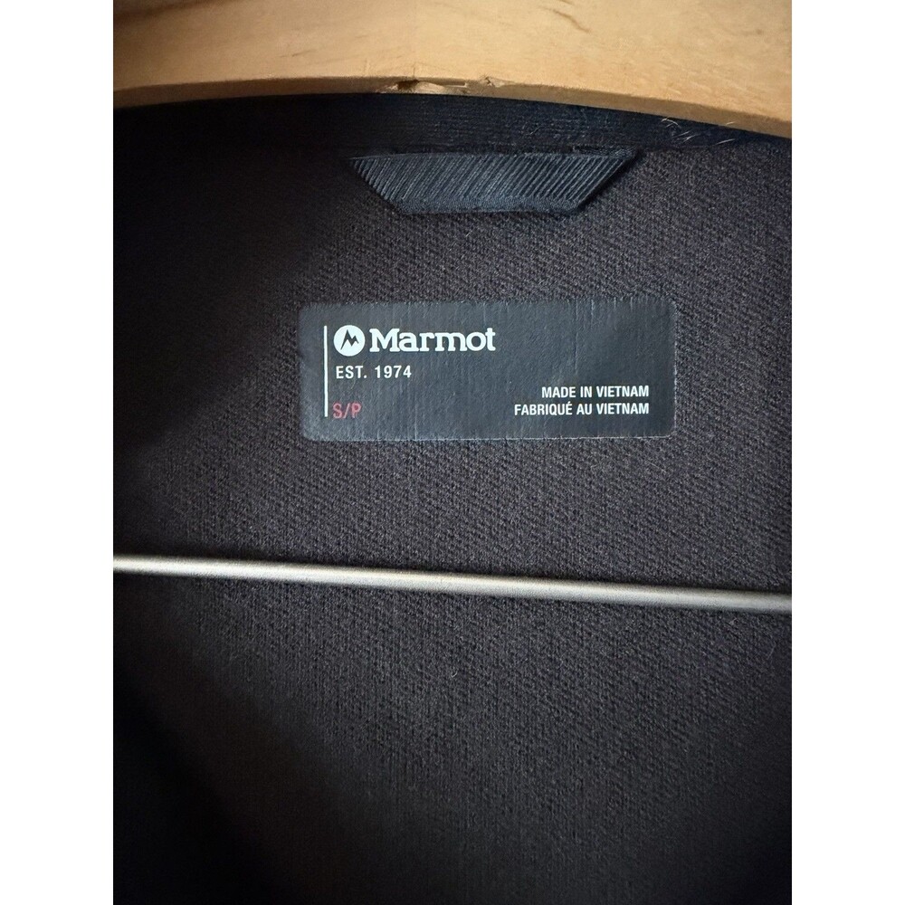 Marmot Men's Alsek Jacket Black Softshell Full Zip Outdoor Coat Size S/P P11370 - Picture 3 of 7